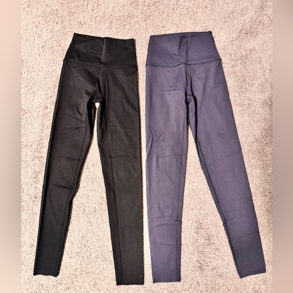 Aerie Black and Blue Leggings